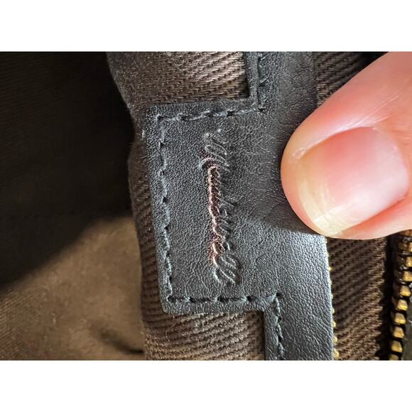 Madewell Shoulder Crossbody 100% Leather Bag Black Large Sized - Picture 5 of 7